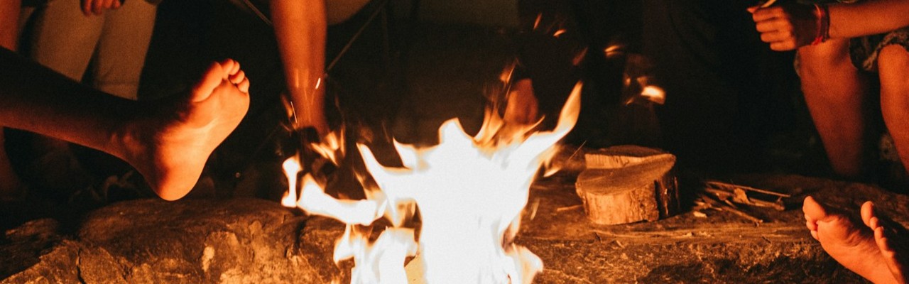 evening bonfire