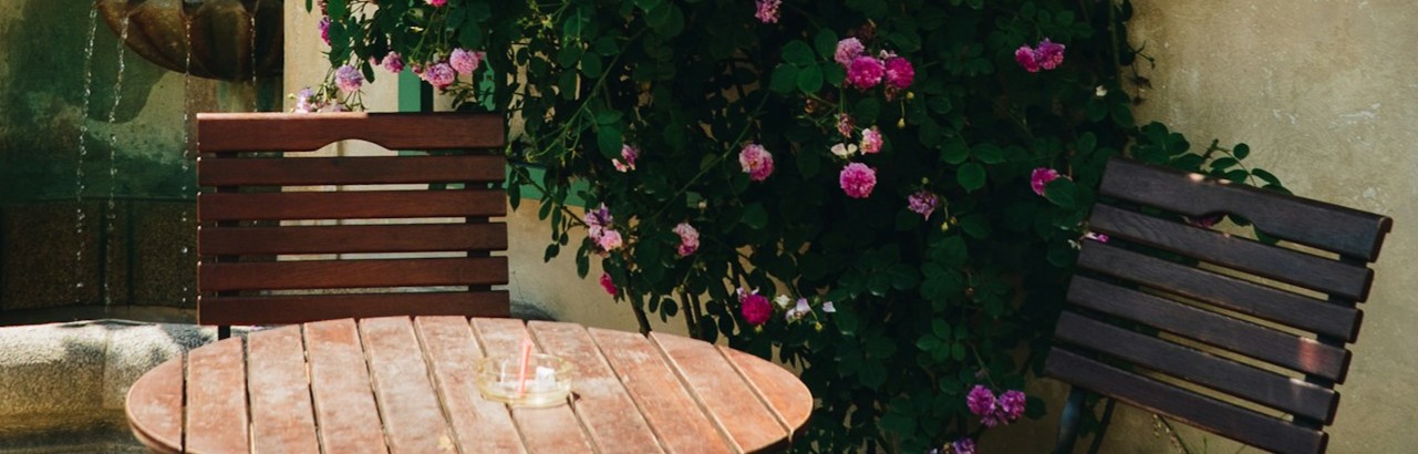 Summer outdoor sanctuary